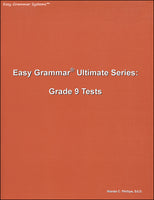 Easy Grammar Ultimate Series: Grade 9 Tests