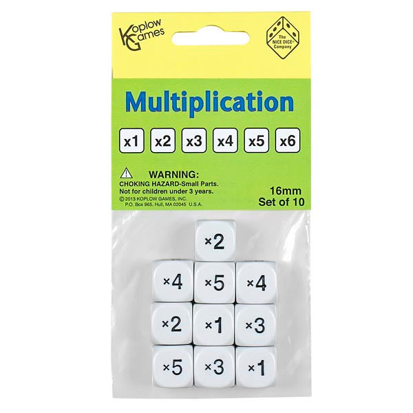 Multiplication Dice