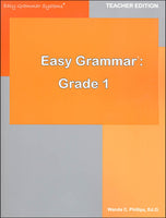 Easy Grammar Grade-1 Teacher Edition