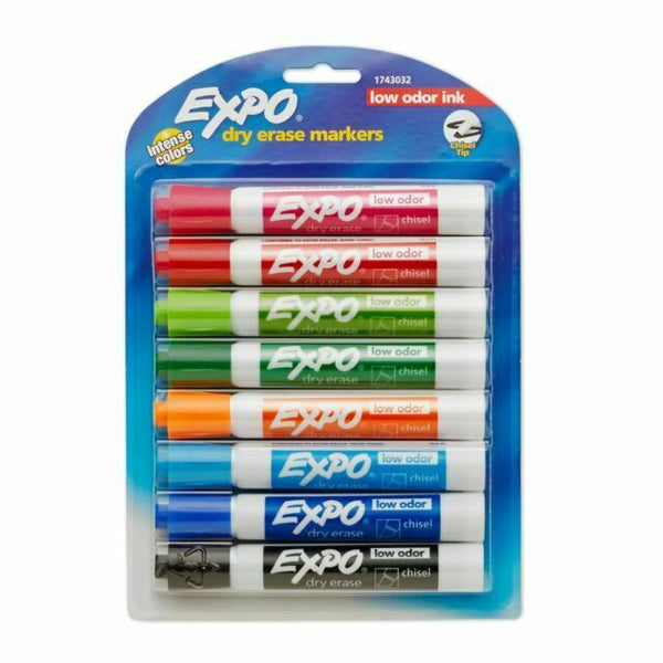 8ct Expo Chisel Tip Dry Erase Markers