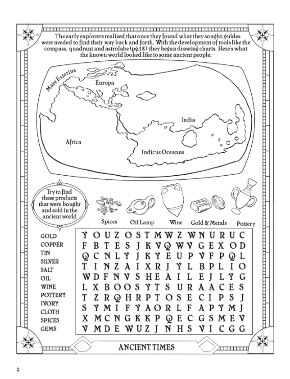 Great Explorers Activity Book – Miller Pads & Paper
