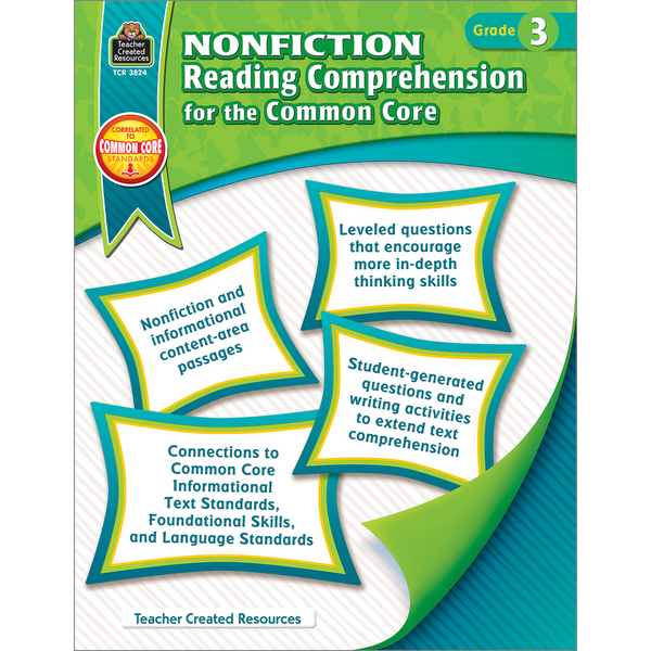 Nonfiction Reading Comprehension for the Common Core (Grade 3)