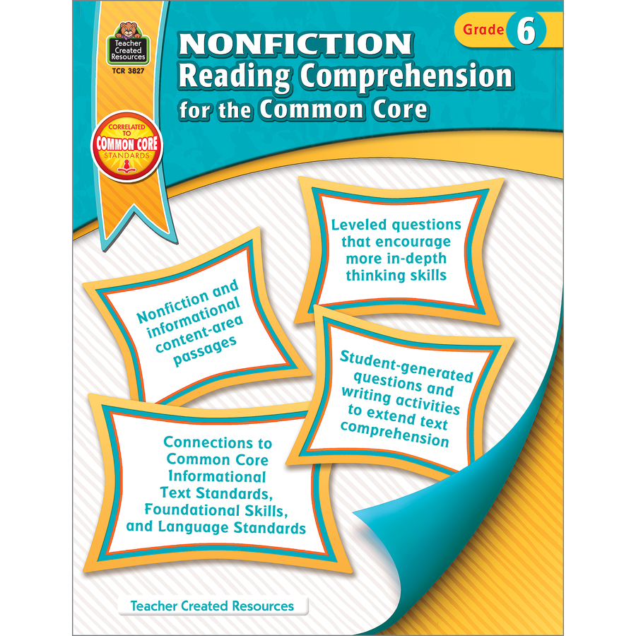 Nonfiction Reading Comprehension for the Common Core (Grade 6) Miller