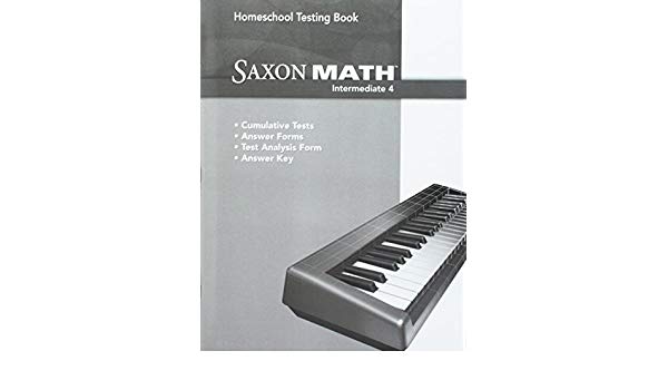 Saxon Homeschool Intermediate 4 Testing Book Grade 4