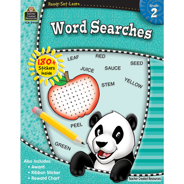 Ready-Set-Learn: Word Searches (Grade 2)