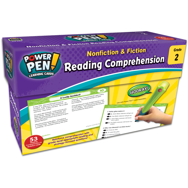 Power Pen Reading Comprehension Cards Grade 2