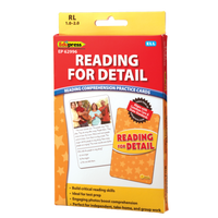 Reading Comprehension Practice Cards: Reading For Detail RL 1.0-2.0