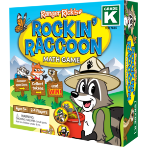 Ranger Rick's Rockin' Raccoon Math Game-Grade K
