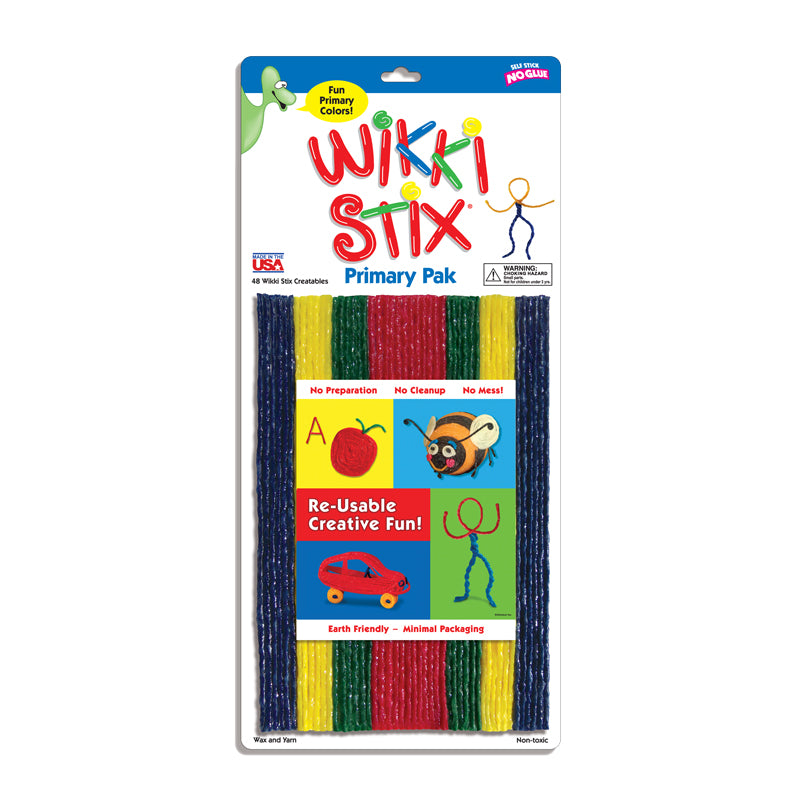 Wikki Stix Primary 48 Pack – Miller Pads & Paper
