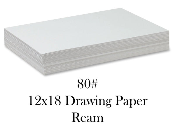 80# 12x18 Drawing Paper Ream