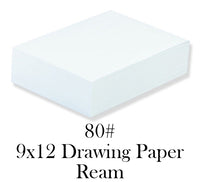 80# 9x12 Drawing Paper Ream