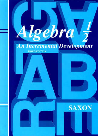 Saxon Algebra 1/2 Homeschool Kit, 3rd Edition