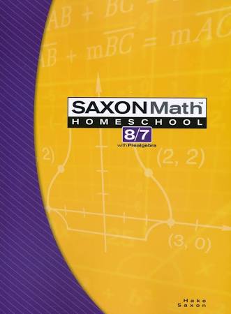 Saxon Math 8/7 Box Set