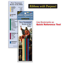 3 in 1 Bible Ribbons w/ Quick Reference Tool-New Testament