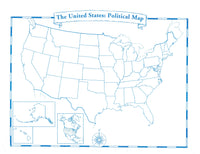 US Map Pad