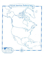 North America Map Pad