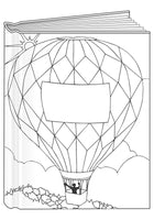 Small Bare Books-Hot Air Balloon