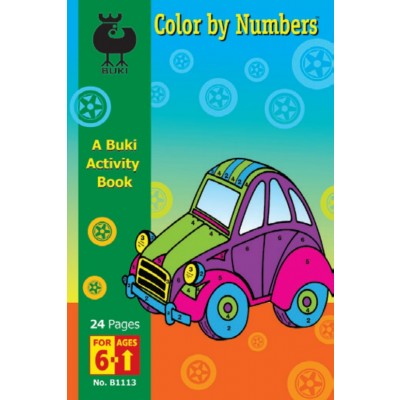 Medium Buki Activity Book-Color by Numbers