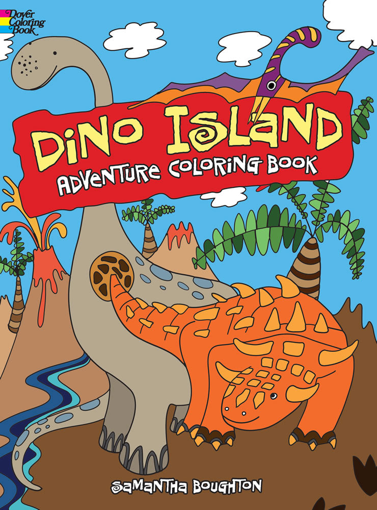 Dino Island Adventure Coloring Book – Miller Pads & Paper