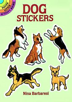 Dog Stickers (Mini Dover)