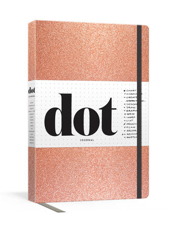 Dot Journal (Rose Gold) 6"x8"