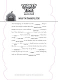 Mad Libs Turkey Time
