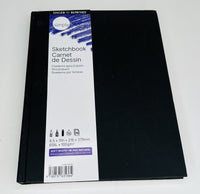 8.5"X11" Daler Rowney Hardbound Sketchbook-Black
