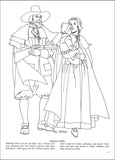 Colonial & Early American Fashions Coloring Book