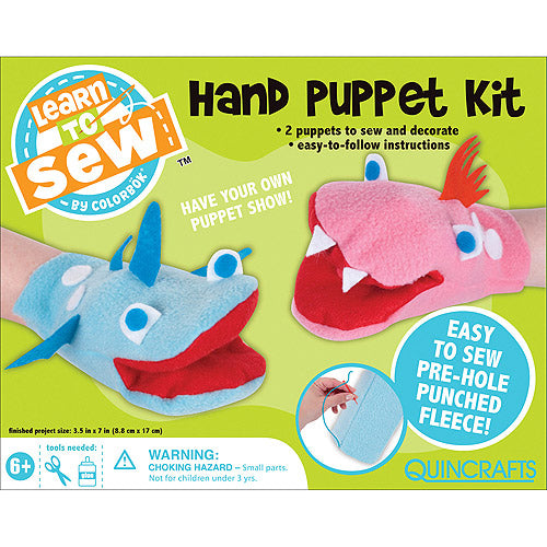 Learn To Sew - Hand Puppet Kit