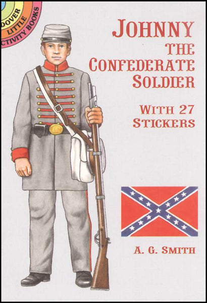 Johnny The Confederate Soldier Sticker Paper Doll