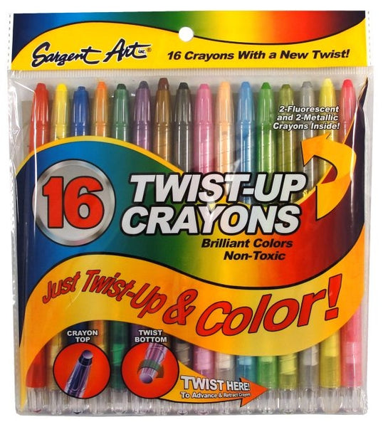 Sargent Art - 16 Twist-Up Crayons