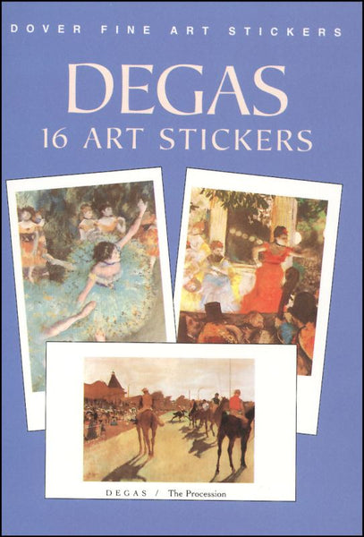 Degas: 16 Art Stickers