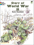 Story of World War II Coloring Book