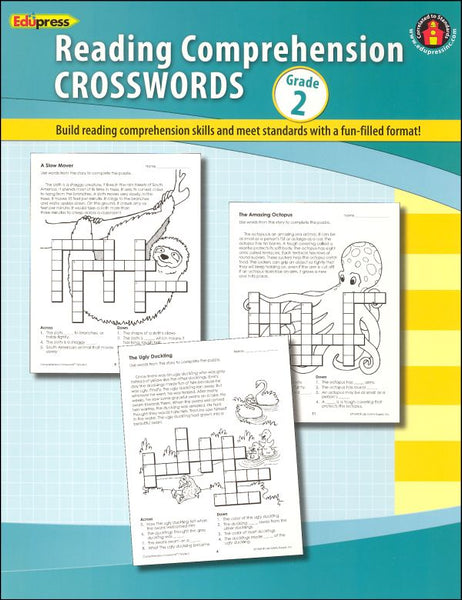 Reading Comprehension Crosswords: Grade 2