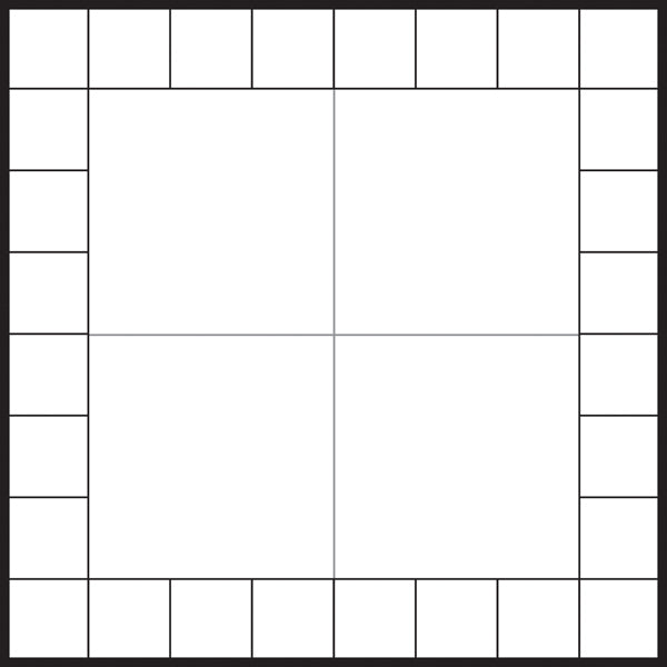 Blank Framed Game Board – Miller Pads & Paper blank-framed-game-board-miller-pads-paper