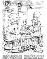 Life in Ancient Egypt Coloring Book