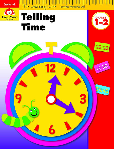 Learning Line: Telling Time, Grades 1-2 - Activity Book