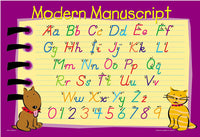 Learning Modern Manuscript Placemat
