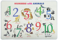 Learning Numbers/Animals Placemat