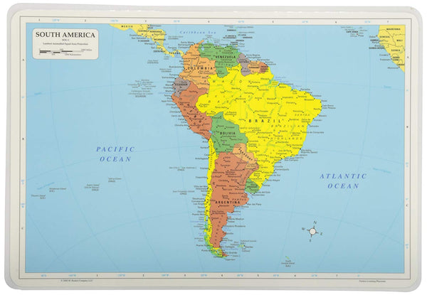 Learning South America Placemat