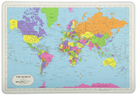 Learning World Map Placemat