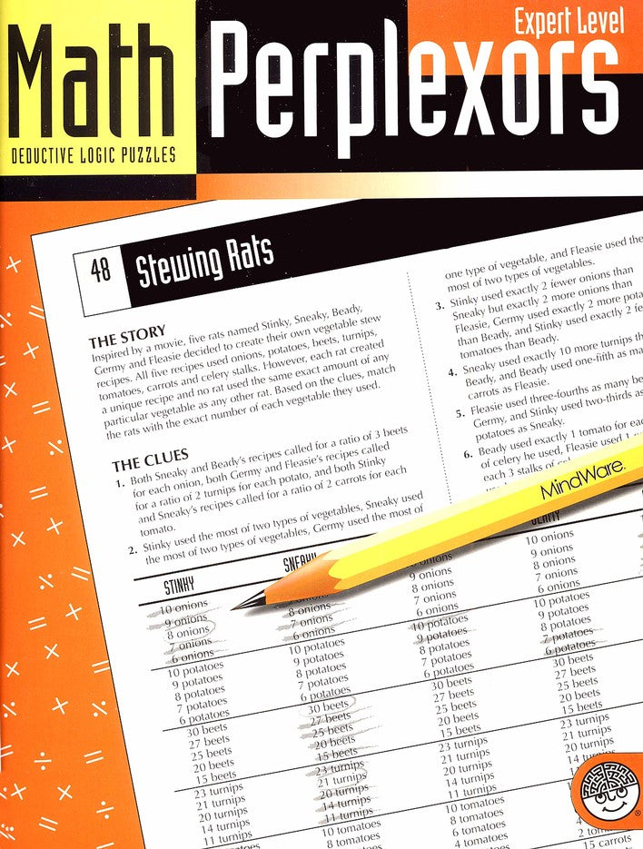 Perplexors Math Kid Math Perplexors: Expert Level – Miller Pads & Paper