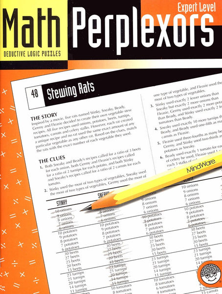 Math Perplexors: Expert Level – Miller Pads & Paper