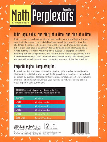 Perplexors Math Kid Math Perplexors: Expert Level – Miller Pads & Paper