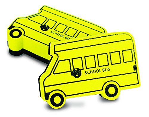 Magnetic Whiteboard Eraser, School Bus Shape