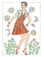 Creative Haven Fabulous Fashions of the 1970s Coloring Book