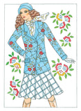 Creative Haven Fabulous Fashions of the 1970s Coloring Book