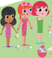 Sticker Dress-Up Dolls Pretty Princesses: 200 Reusable Stickers! (Dover Sticker Books)