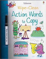 Wipe-Clean Action Words to Copy