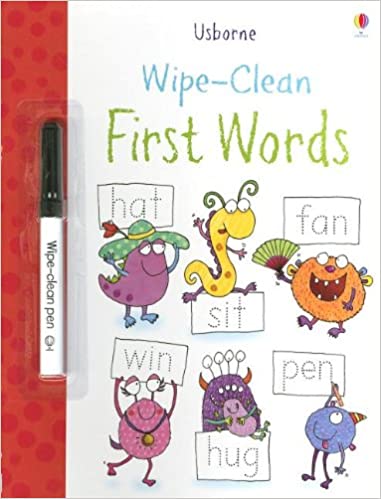 Wipe-Clean First Words (Usborne Wipe-Clean Books)